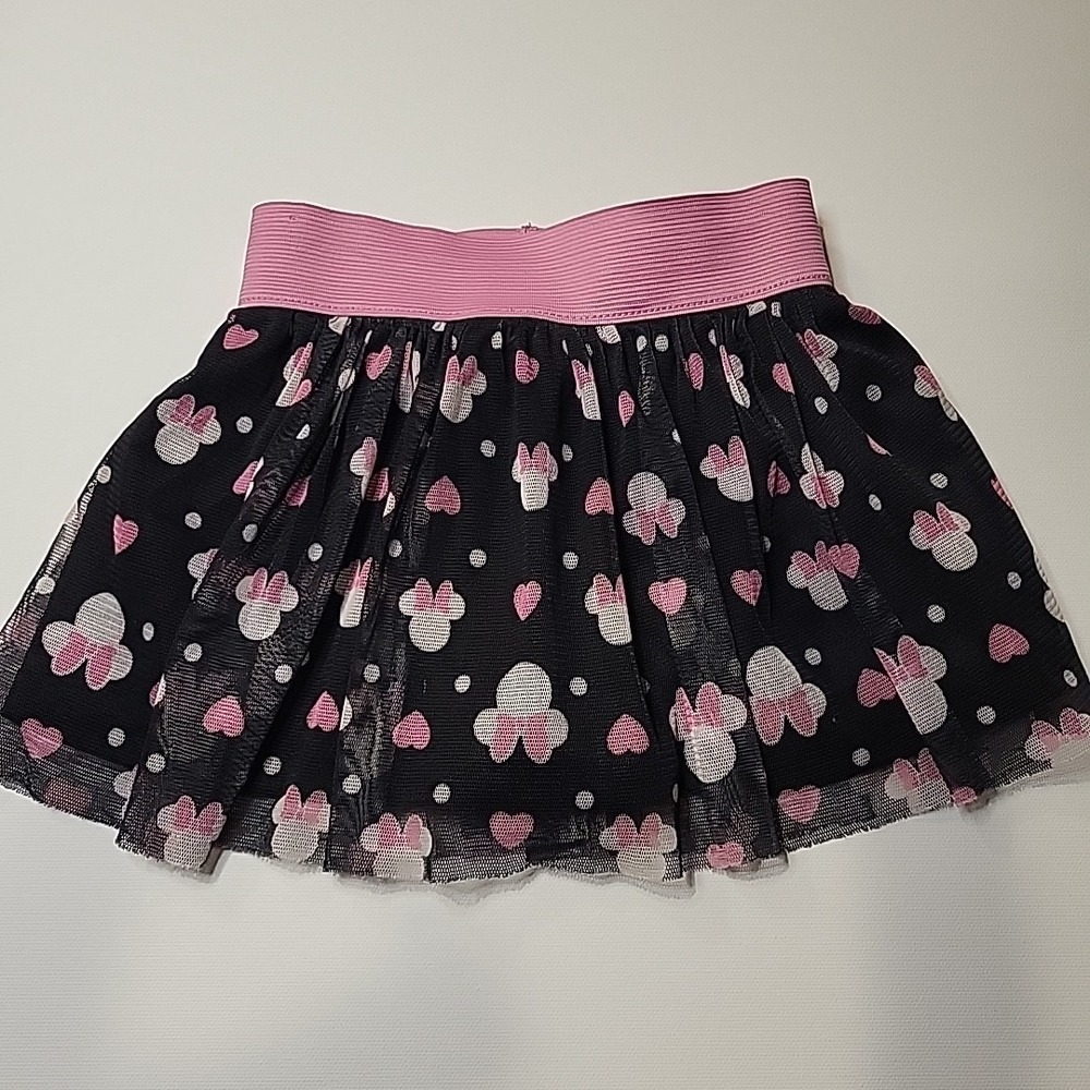 DISNEY Minnie Mouse Skort Size 18 Months‎ Pink & Black